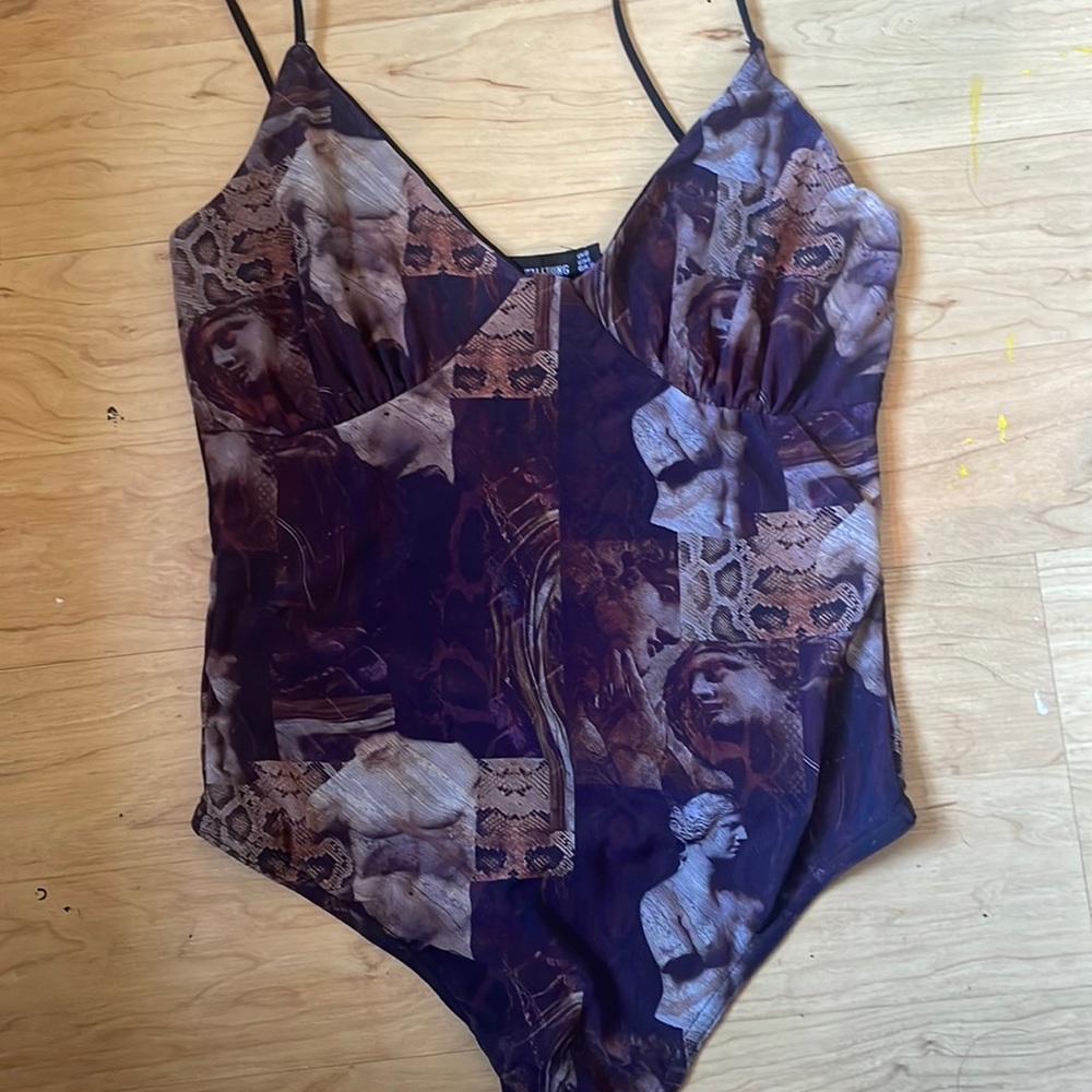 Renaissance graphic body suit